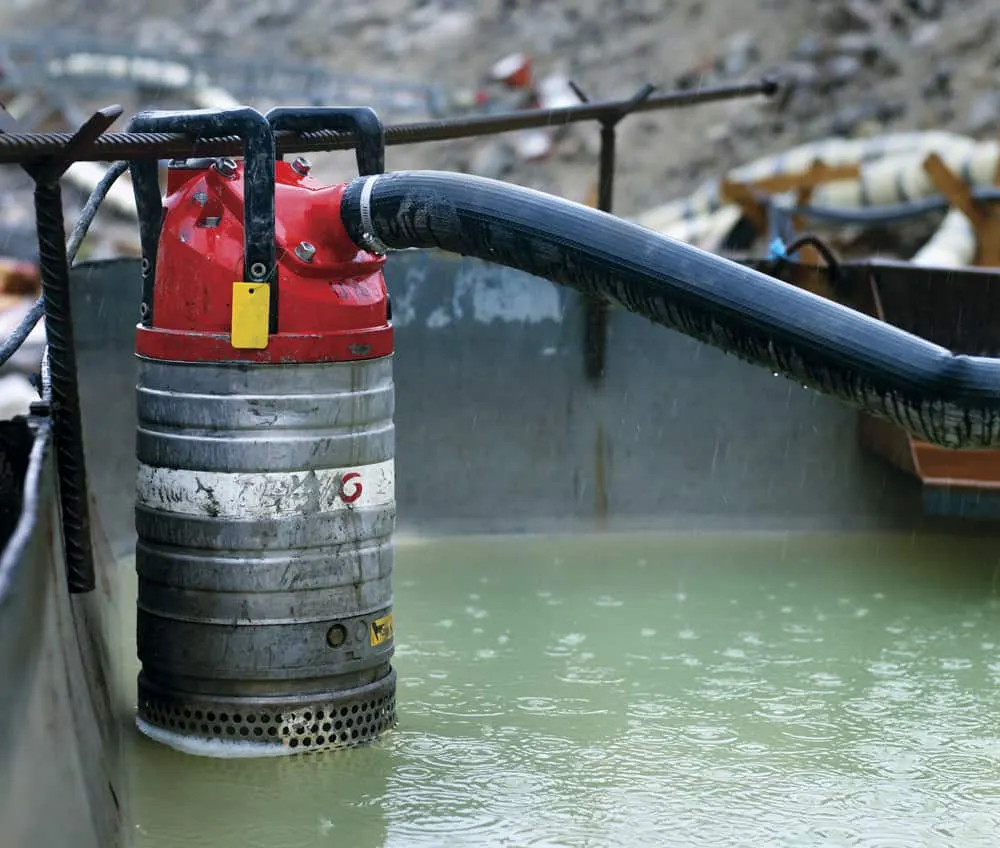 Bomba sumergible Grindex para minería y construcción